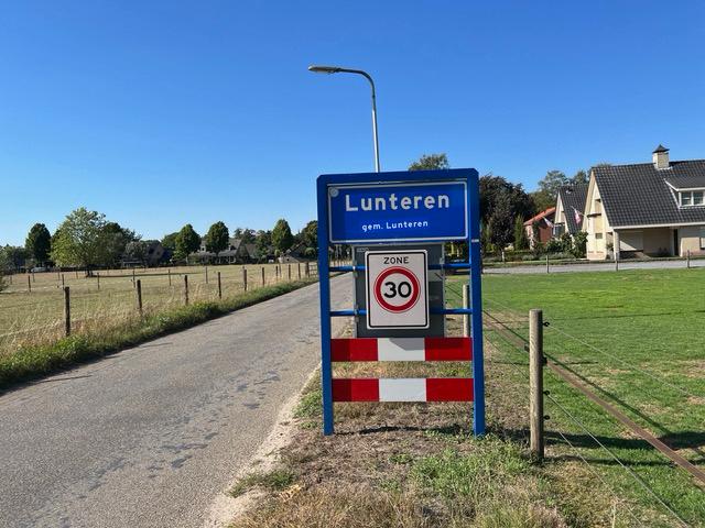 Plaatsnaambord Lunteren